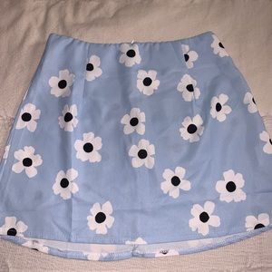Princess Polly Shelly Mini Skirt Blue